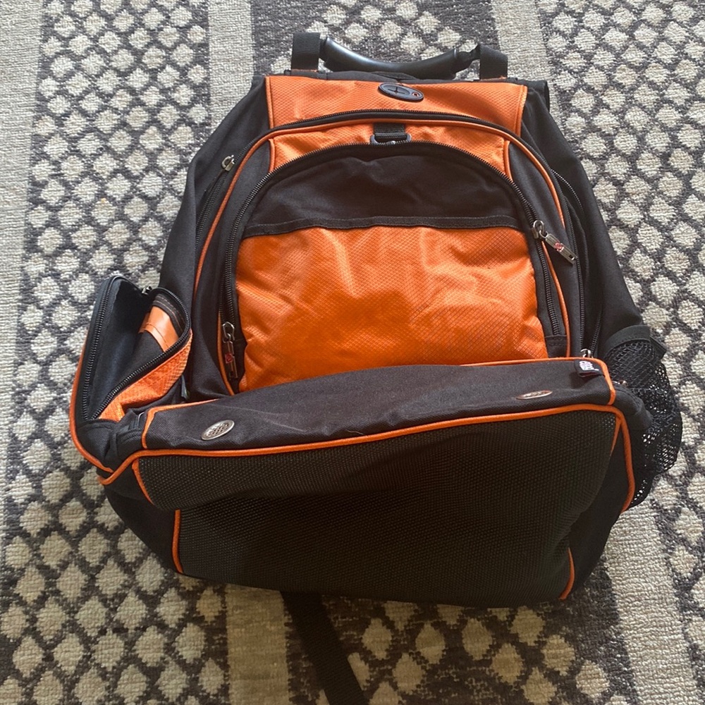 Orange Book Bag